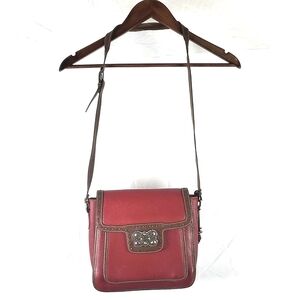 Madison Ridge Red Leather Bag